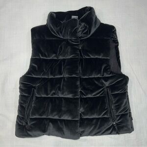 AVIA Black Corduroy-Style Puffer Vest | Women’s M (8-10)